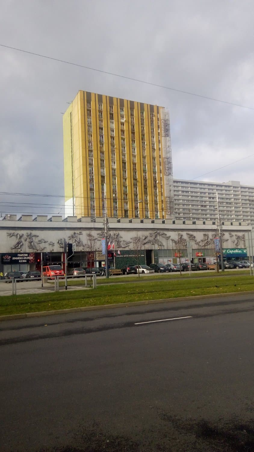 From across the street