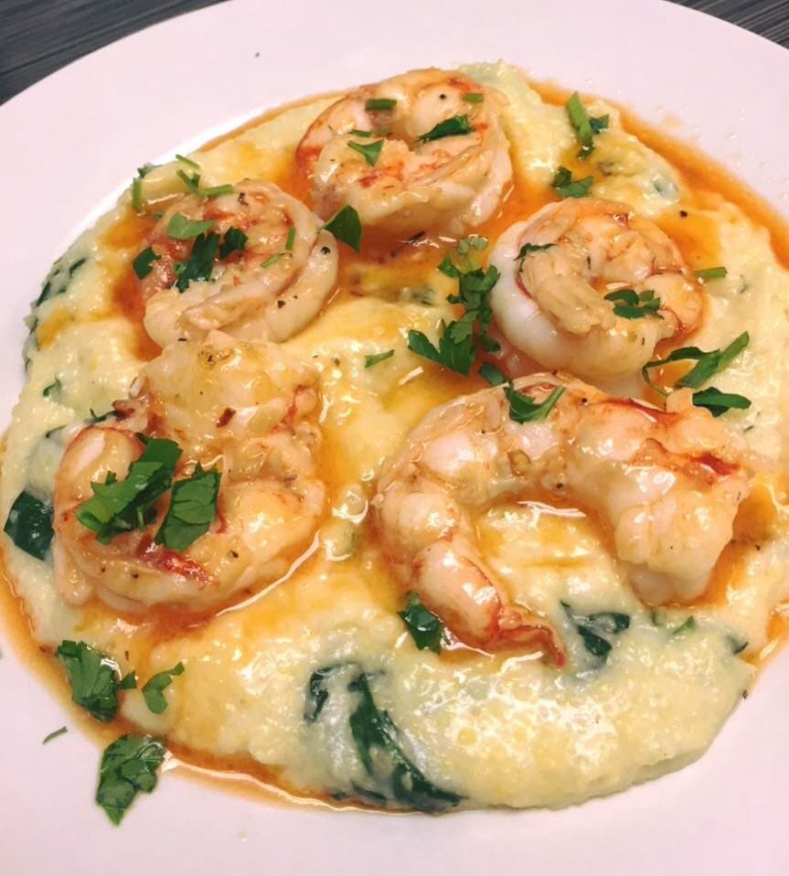 Shrimp and Polenta