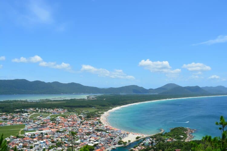 Praia da Barra da Lagoa Florianópolis