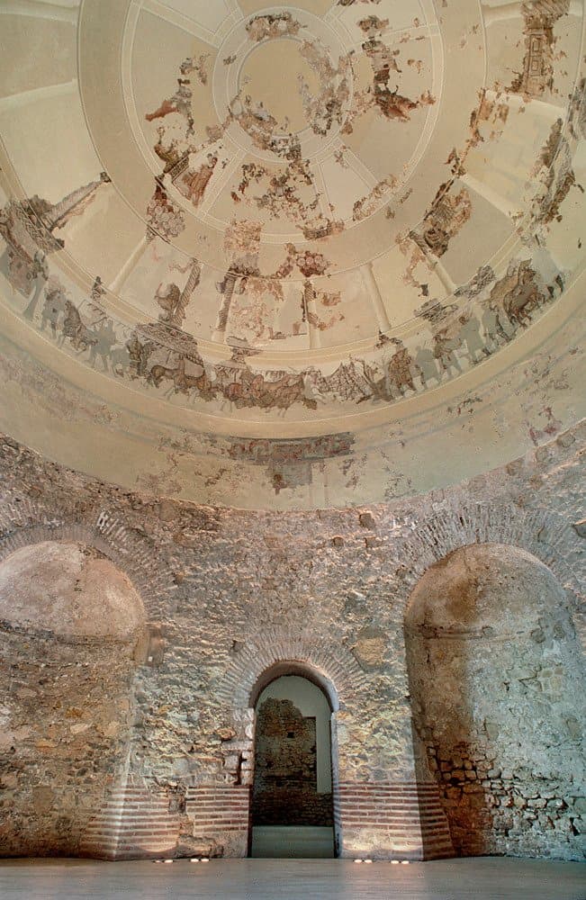 Sala de la cúpula de la Villa romana de Centcelles