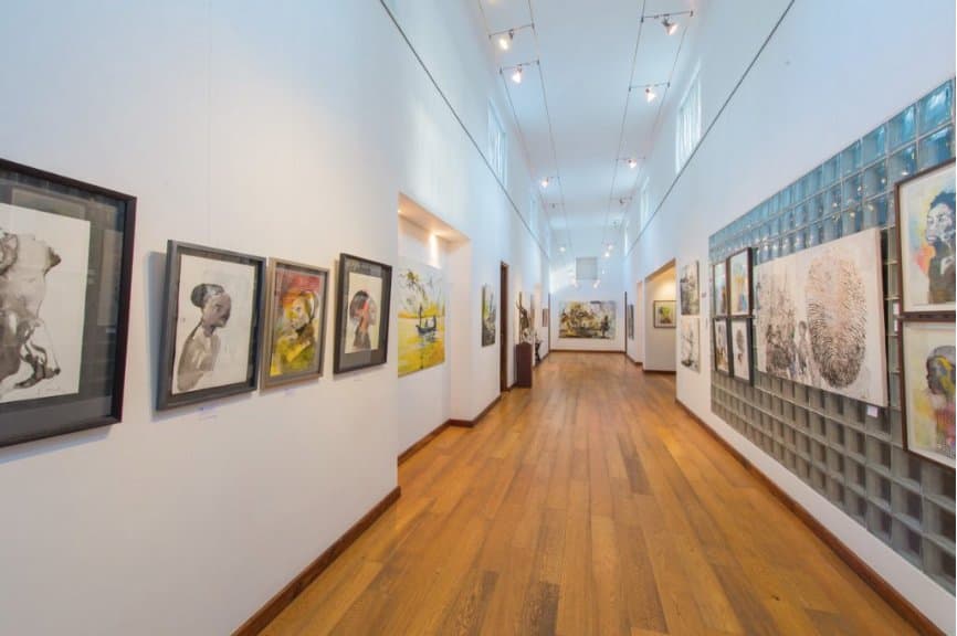 The main gallery hall