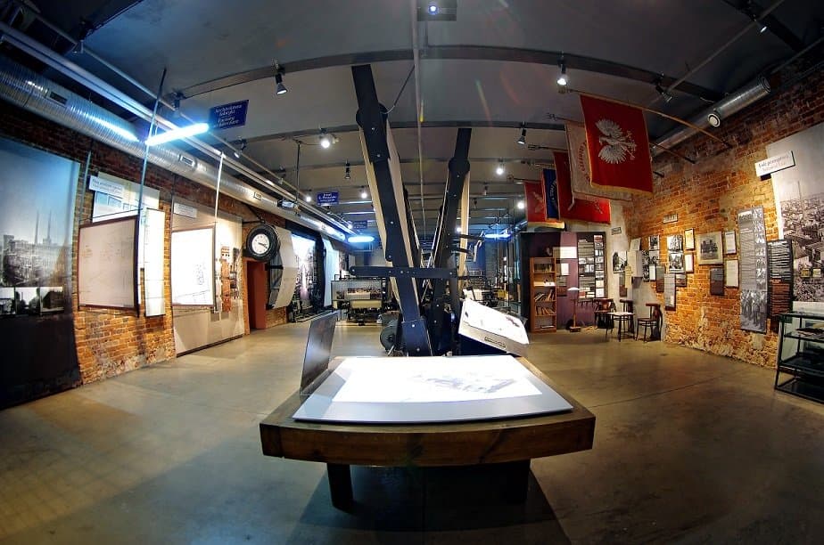 The Museum exhibition seen from the entrance