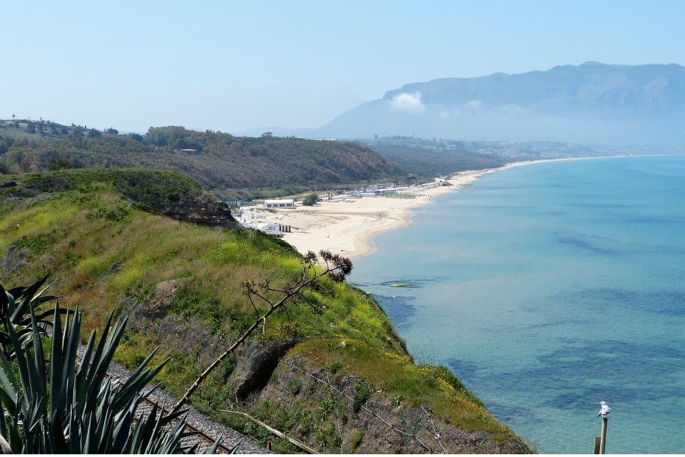 Weitblick auf den Strand