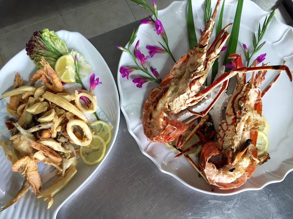 Fritto misto & aragosta alla griglia