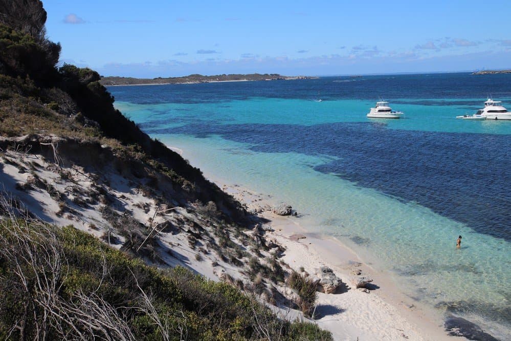Two boats were moored here