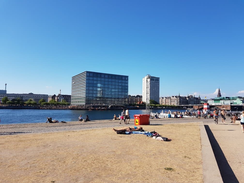 Islands Brygge Harbour Bath Copenhagen