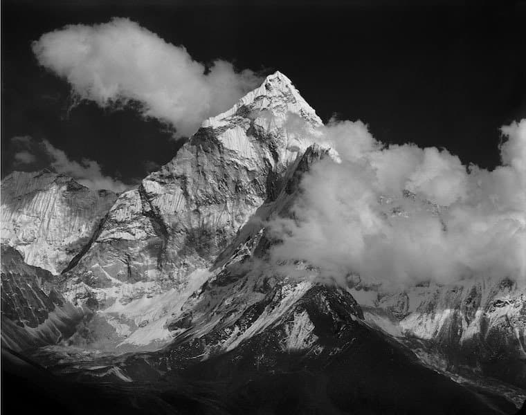 "Ama Dablam from Dzhongla, Nepal" by Jeff Botz
