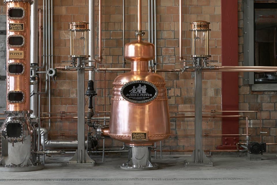Our copper pot still doubler