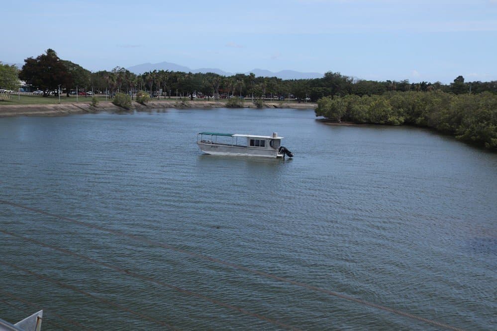 A boat on the river