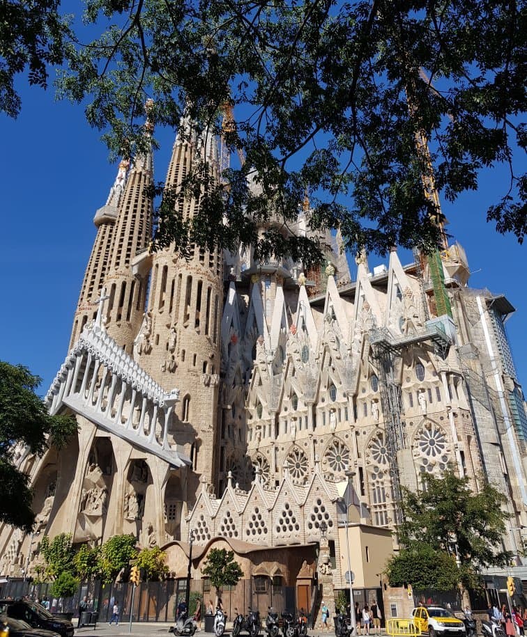 The stunning Sagrada Familia