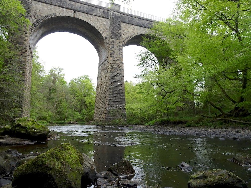Avon Aqueduct from riverside path