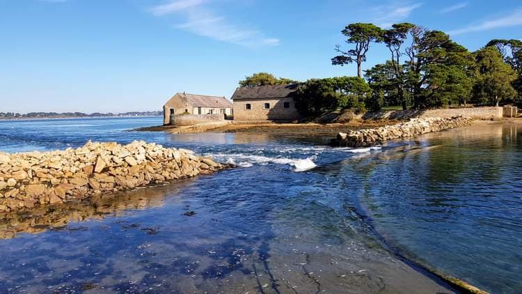 Ile Berder face à Larmor-Baden