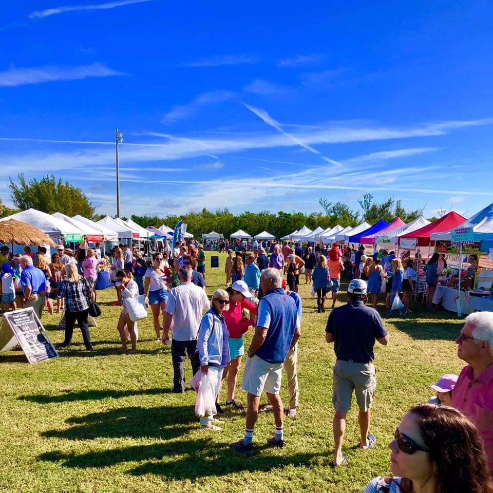 One of many beautiful farmers market days on Boca Grande