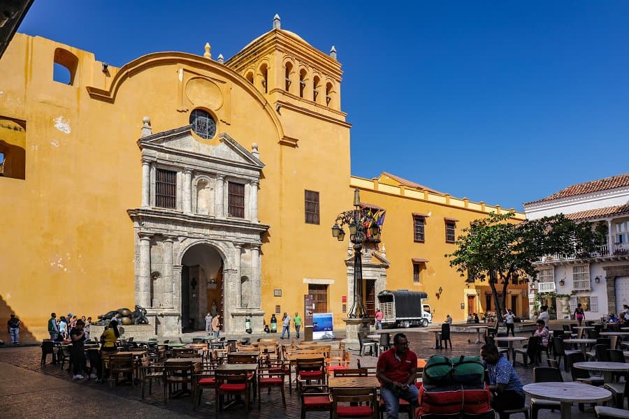 The view of Templo de Santo Domingo