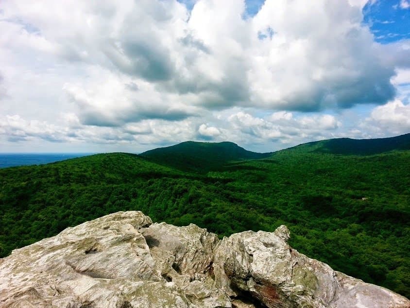 I can't remember where the path that lead to this view was exactly, but we were near Pilot Mountain and wherever it was, it was worth the climb.
