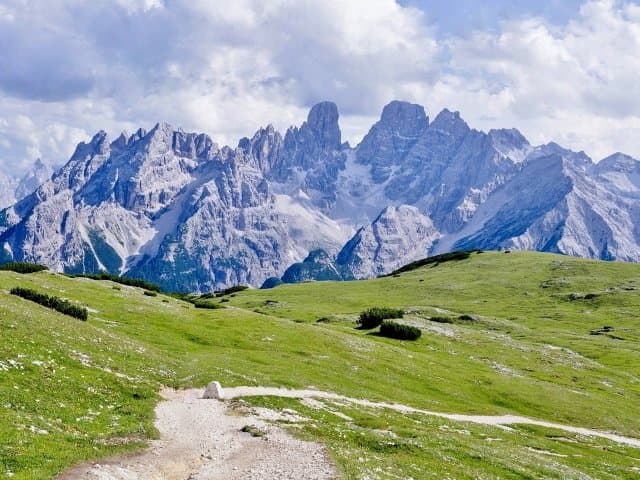 Versante settentrionale del Monte Cristallo