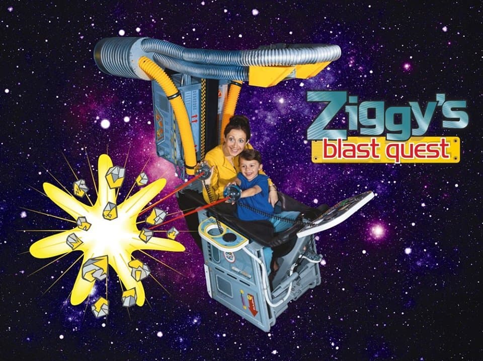NOW OPEN!

Welcome to Earth Base Zero … where you'll join Ziggy’s Blast Quest to save Planet Earth!

The Earth’s defence system has been destroyed by meteors and asteroids, which are now on a collision course with our planet! Brave volunteers are needed to join Ziggy’s Blast Quest here at The Milky Way, where they’ll receive training from the Blast Force team, before piloting Cyber Scooters on a mission to destroy the asteroids and meteors.