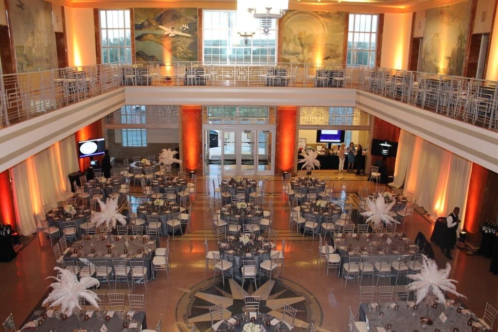 Host your next Gala in the iconic Grand Atrium! Recently restored to its original Art Deco grandeur, the stunning architecture will impress your guests.  