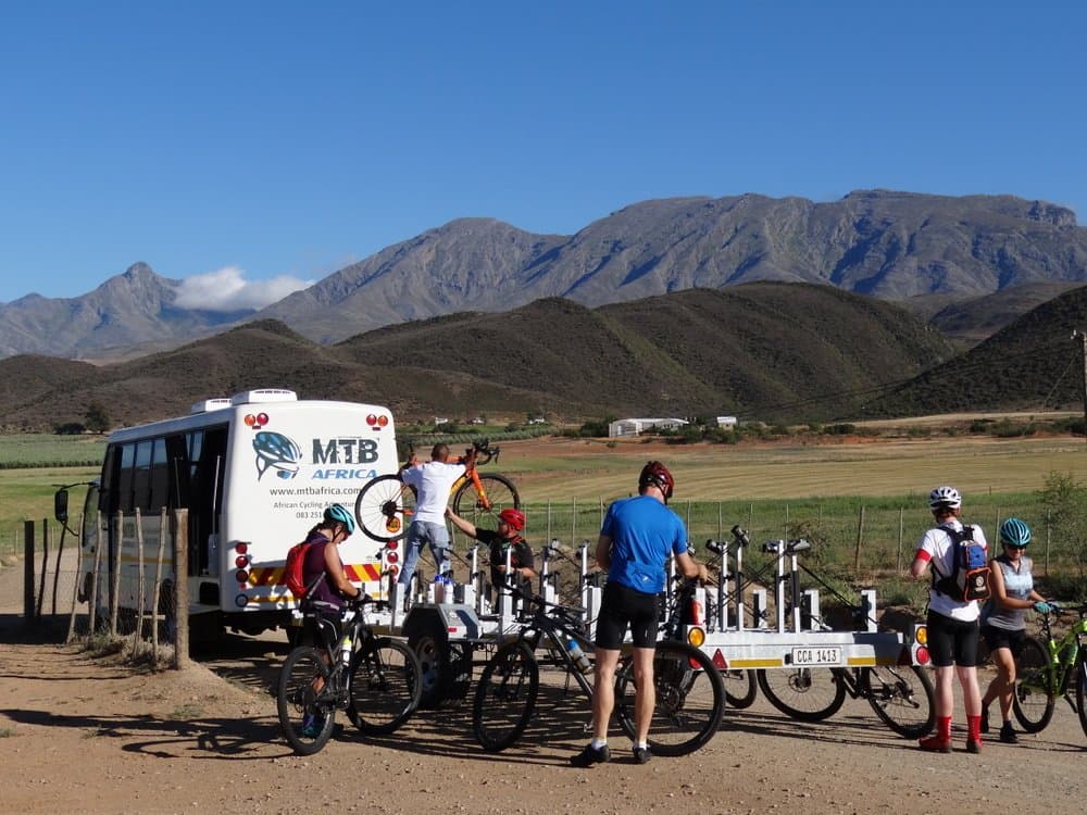 The start of the first day, Oudemuragie and Swartberg Pass
