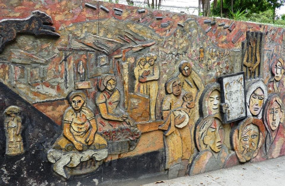 El mural que narra nuestra guerra civil