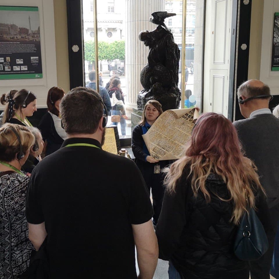 Join our Rebel Rising tour daily* at 2:30pm - https://www.gpowitnesshistory.ie/whats-on/events/rebels-rising-tour/

*subject to availability 