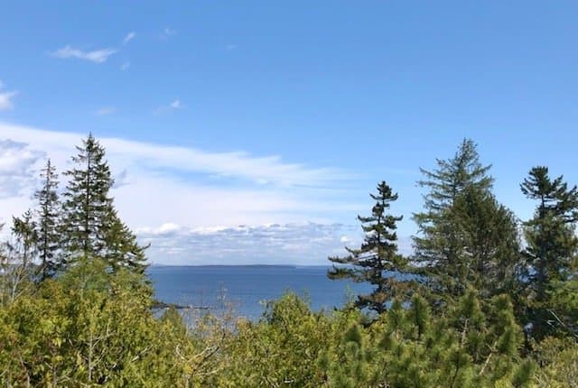 View from the chapel.