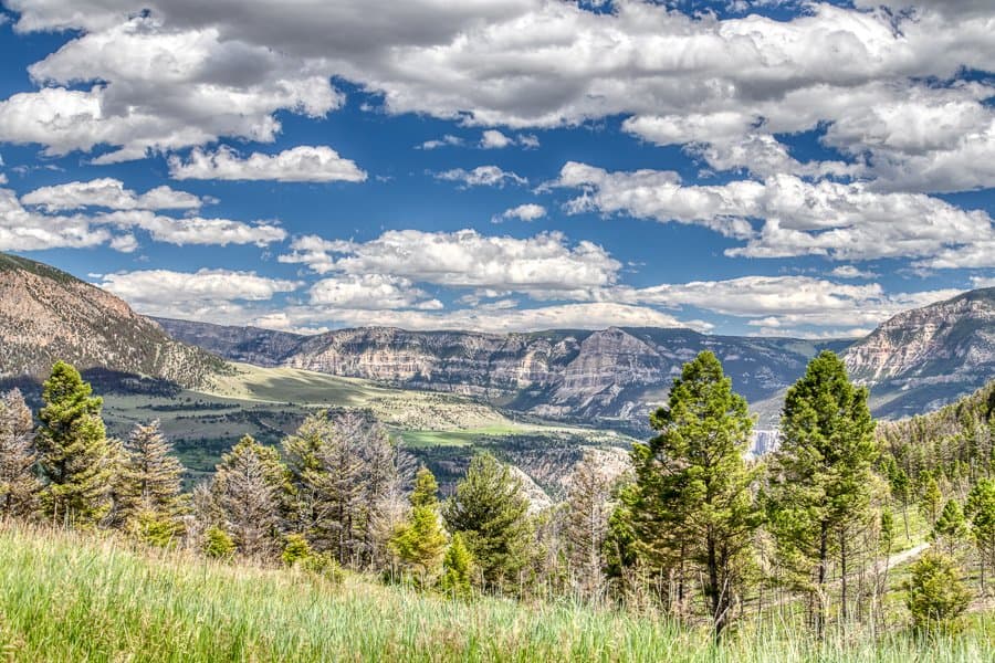 Grand scenery along Chief Joseph Scenic Highway.