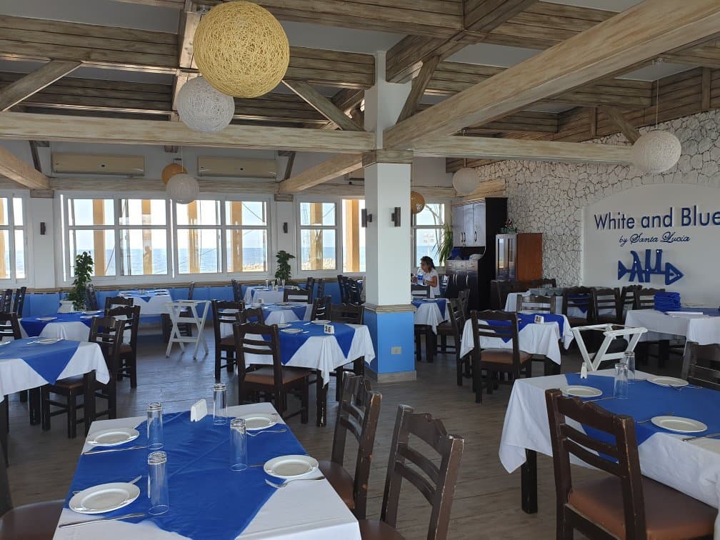 White and Blue Restaurant