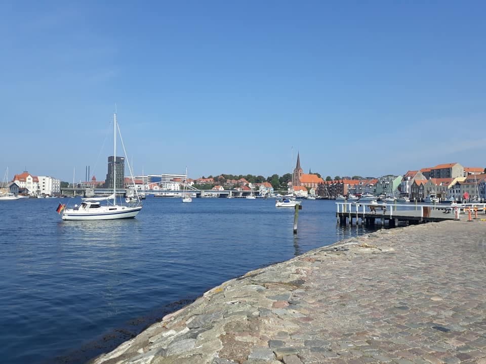 The promenade, Soenderborg, Dinamarca.