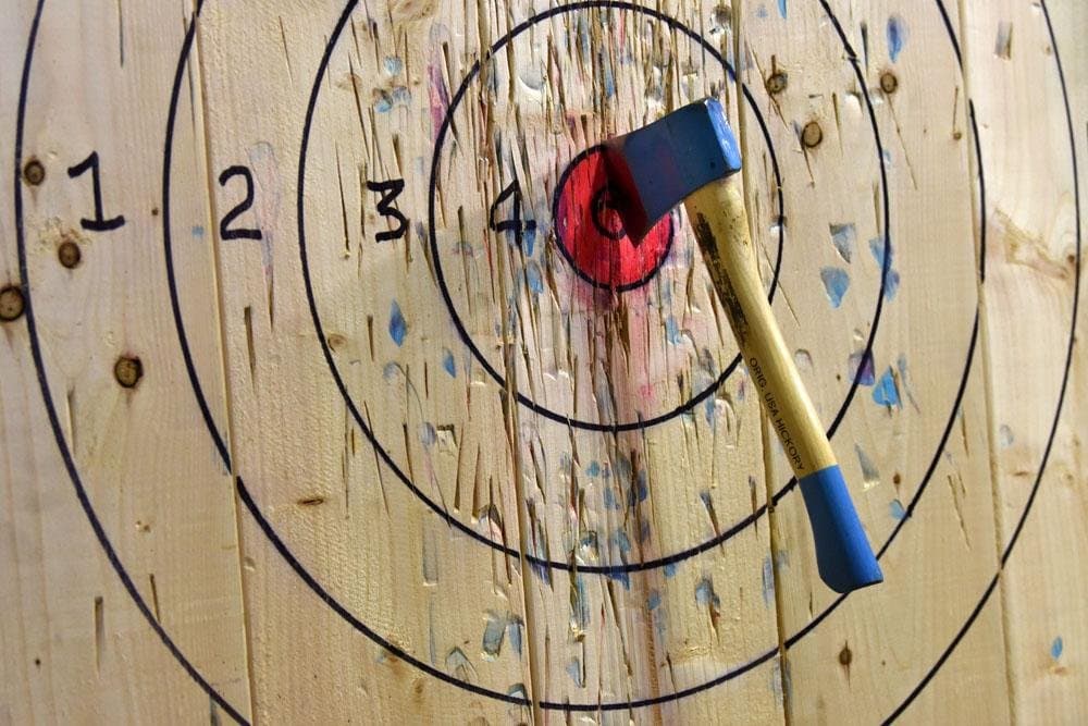 Try Axe Throwing at Axe Club