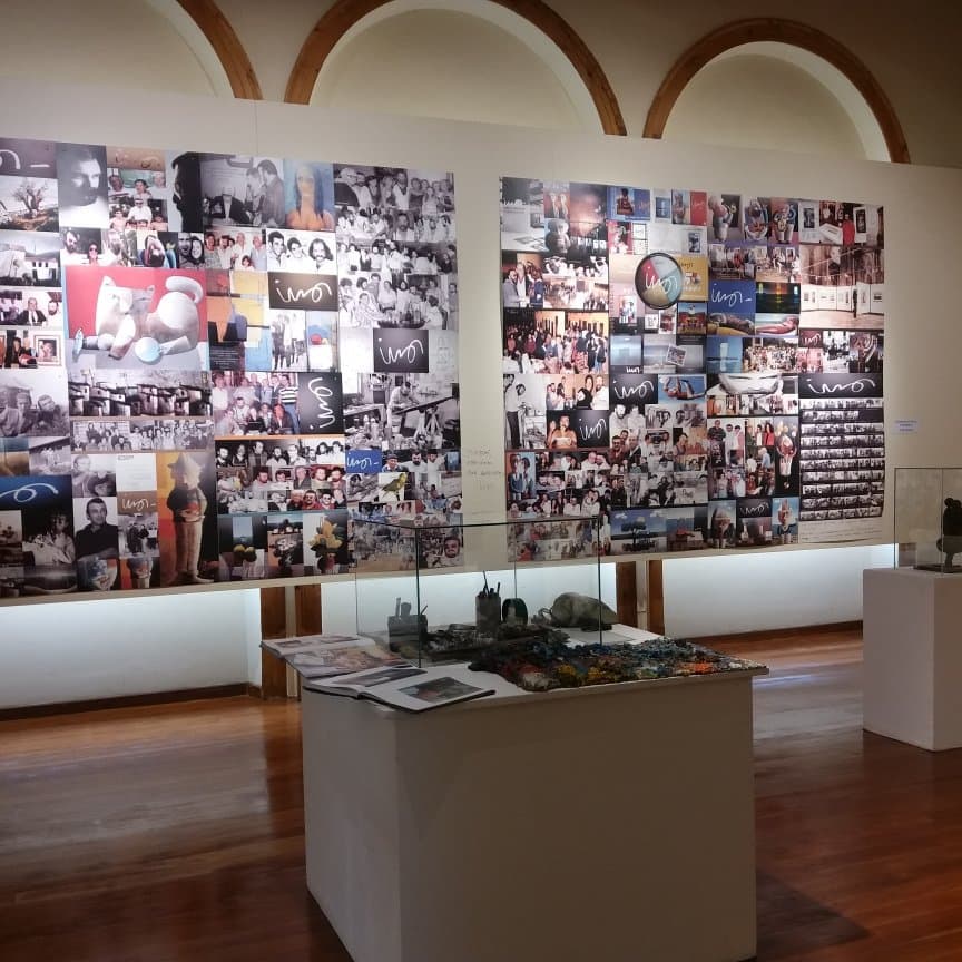 Exposição das obras de Inos Corradin (Exhibitions of Inos Corradin works)