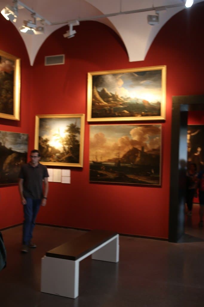 Vue intérieure du musée de Bastia