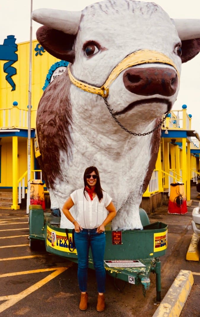 Cross Country Route 66 trip.  Big Texas Steak Ranch and Brew in Amarillo, TX
Check out my article at https://www.signsofthetides.net/ports-of-call