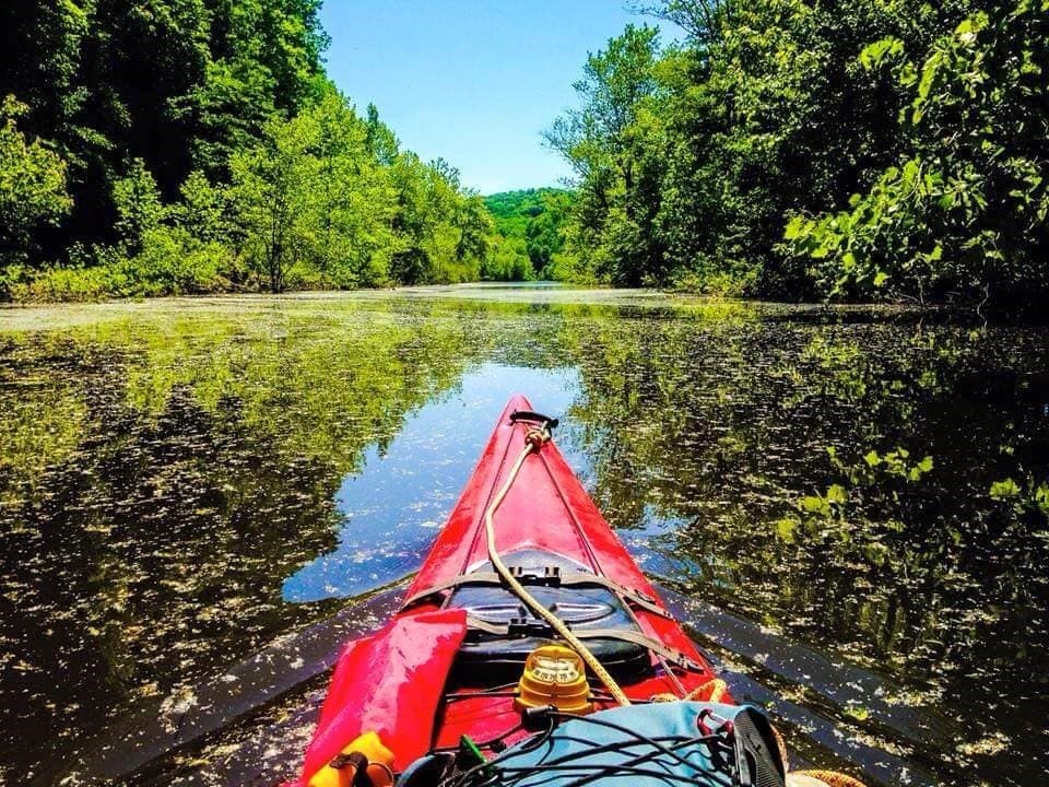 Many lakes and ponds to paddle in.