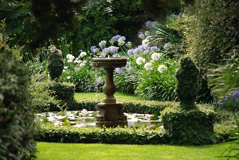 Una fontana all'interno dei Giardini