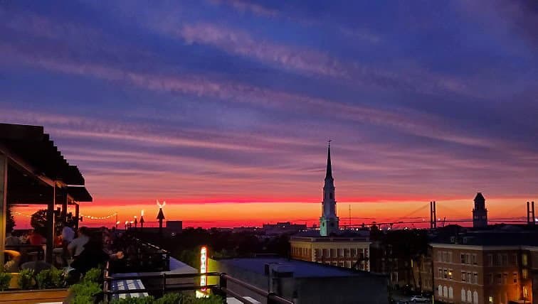 Peregrin sunset