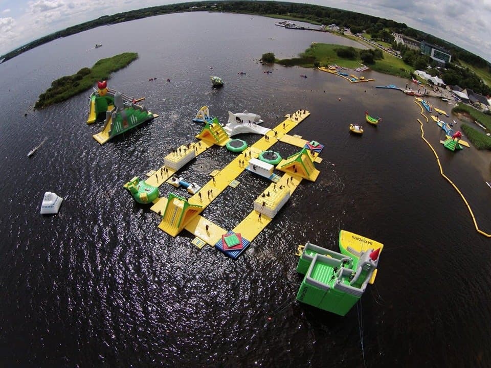 Irelands Largest Inflatable floating waterpark
