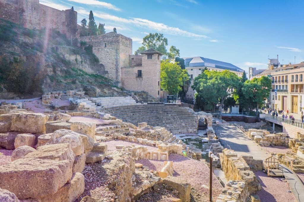 Teatro Romano / Théatre romain de Malaga