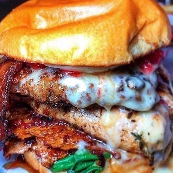 The Larder Beast Burger.....