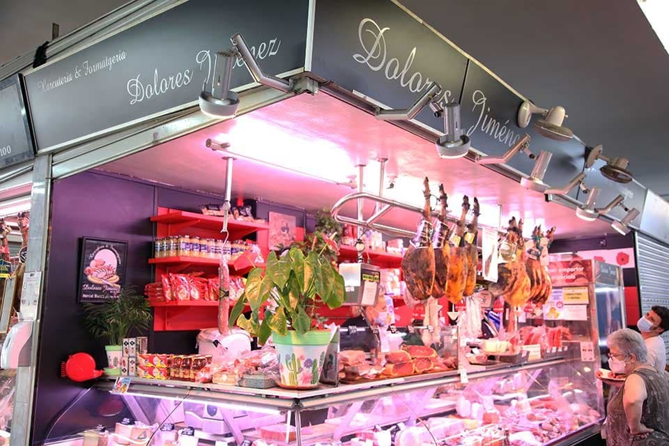 puesto mercado Blanes