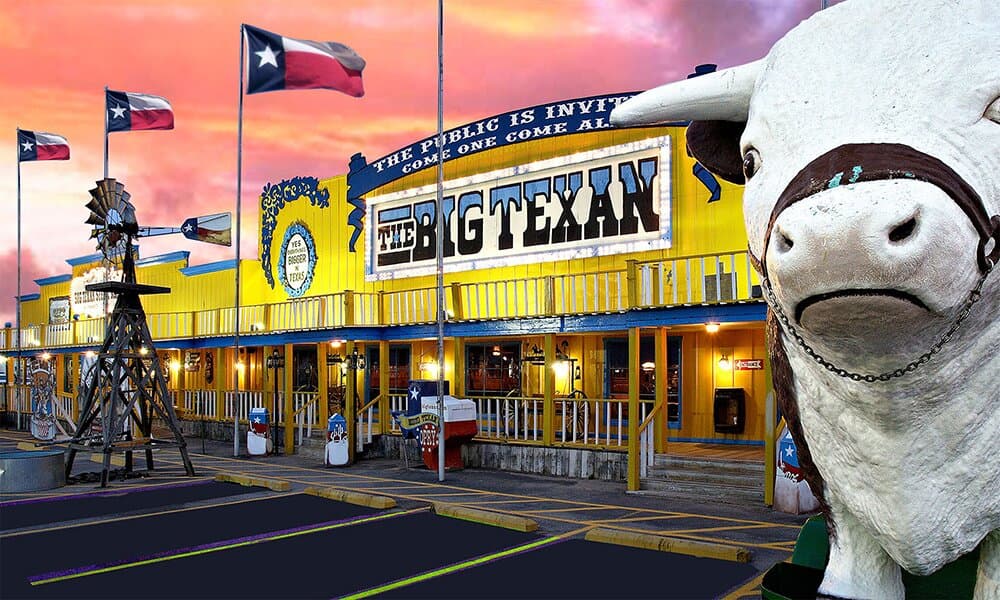 The Big Texan Steak Ranch in Amarillo Texas