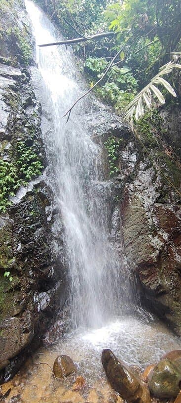 the small curug near the gate