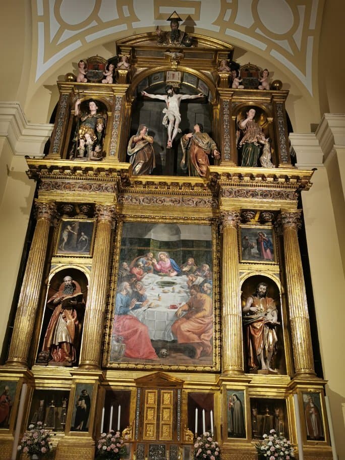 Interior de la Iglesia del Corpus Christi.