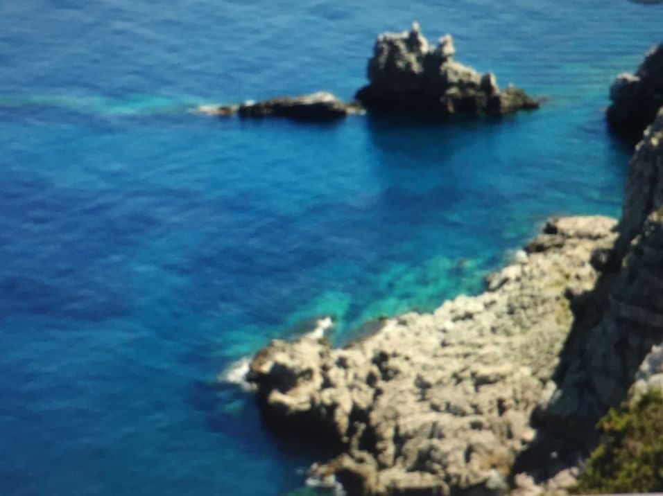 Acqua blu ....