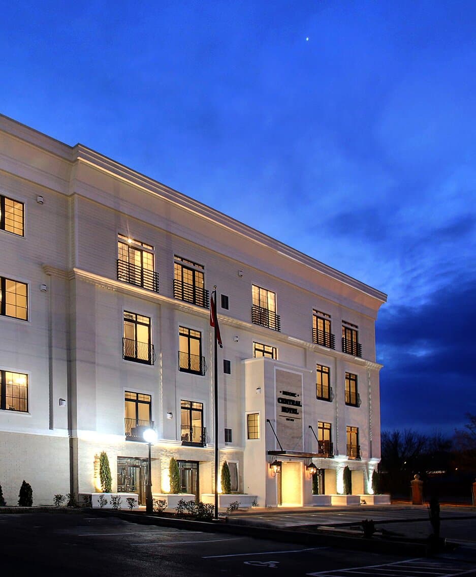 Seasons 101 is located in the Historic Central Hotel in downtown Sevierville, TN.