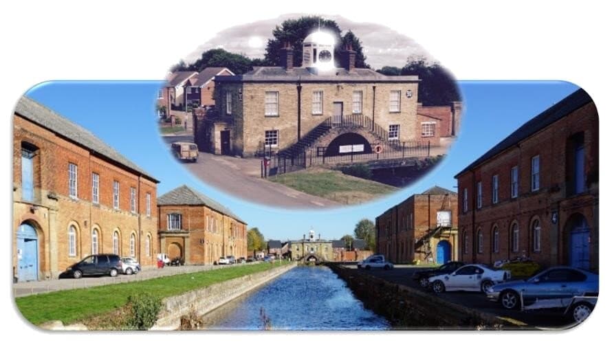 The Top photo is the Visitor Centre, seen as you entre the site