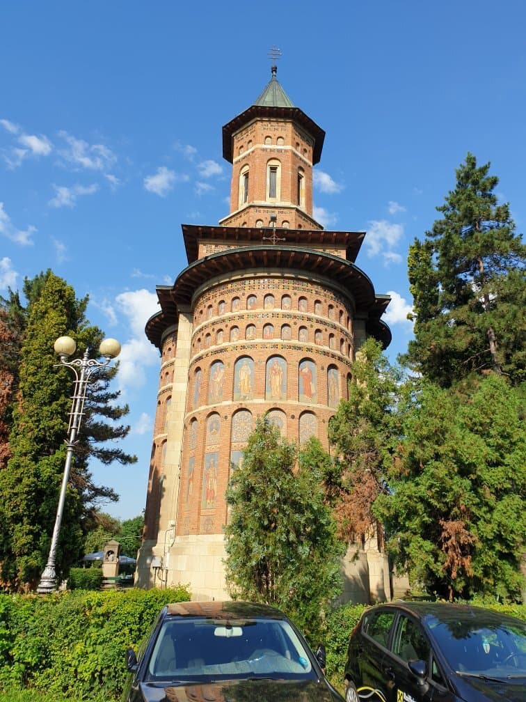 Saint Nicholas Church, located opposite the Palace of Culture, Iași. July 2021
