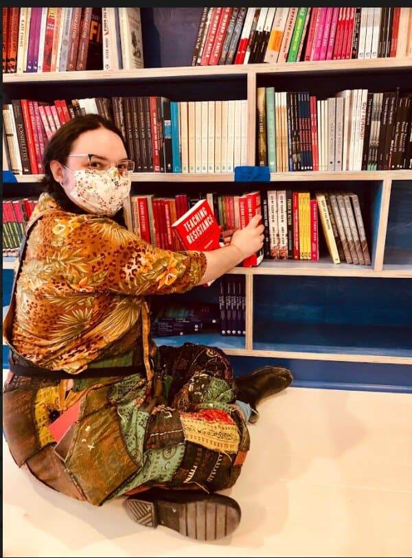 Stocking our signature blue shelves