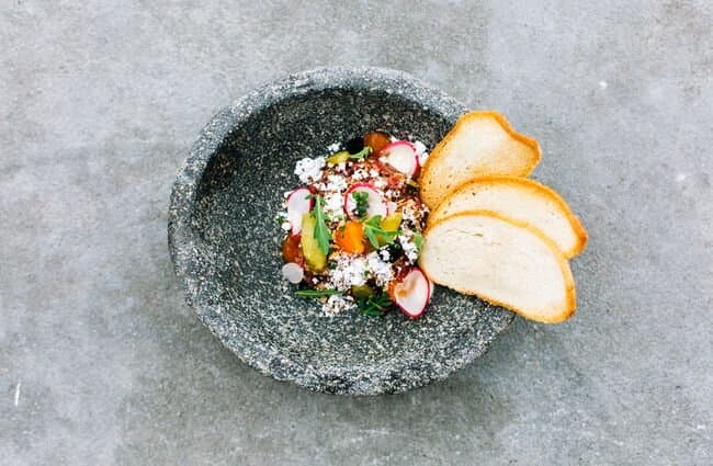 Our signature Entree - Beef Tartare