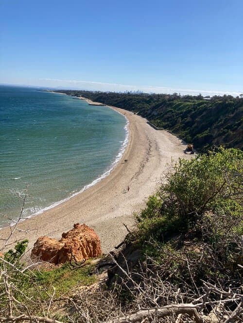 Red Bluff And The Beach